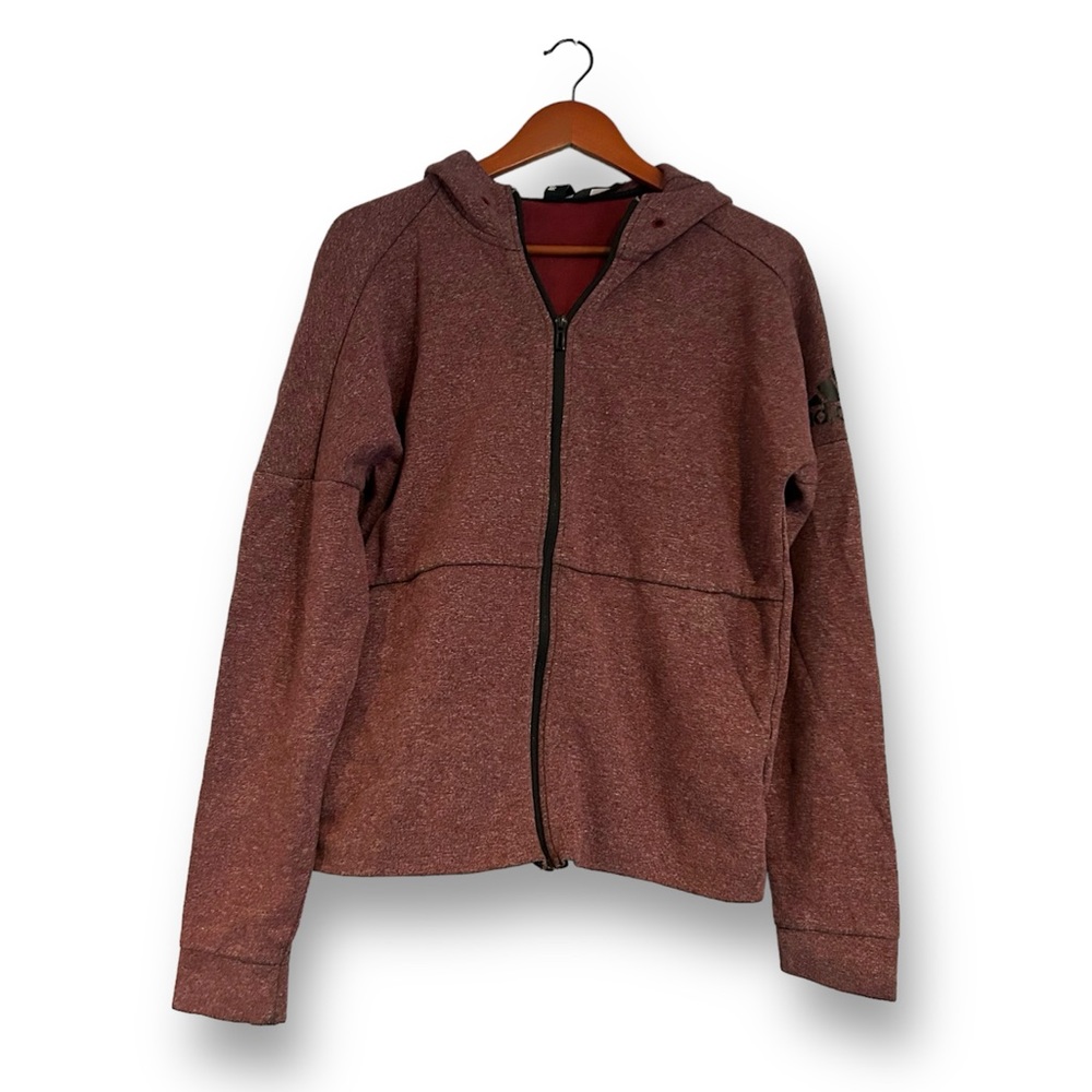 [Adidas] Purple Zip Up Hoodie